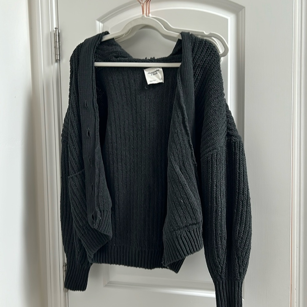 AF Hooded Button Down Cardigan